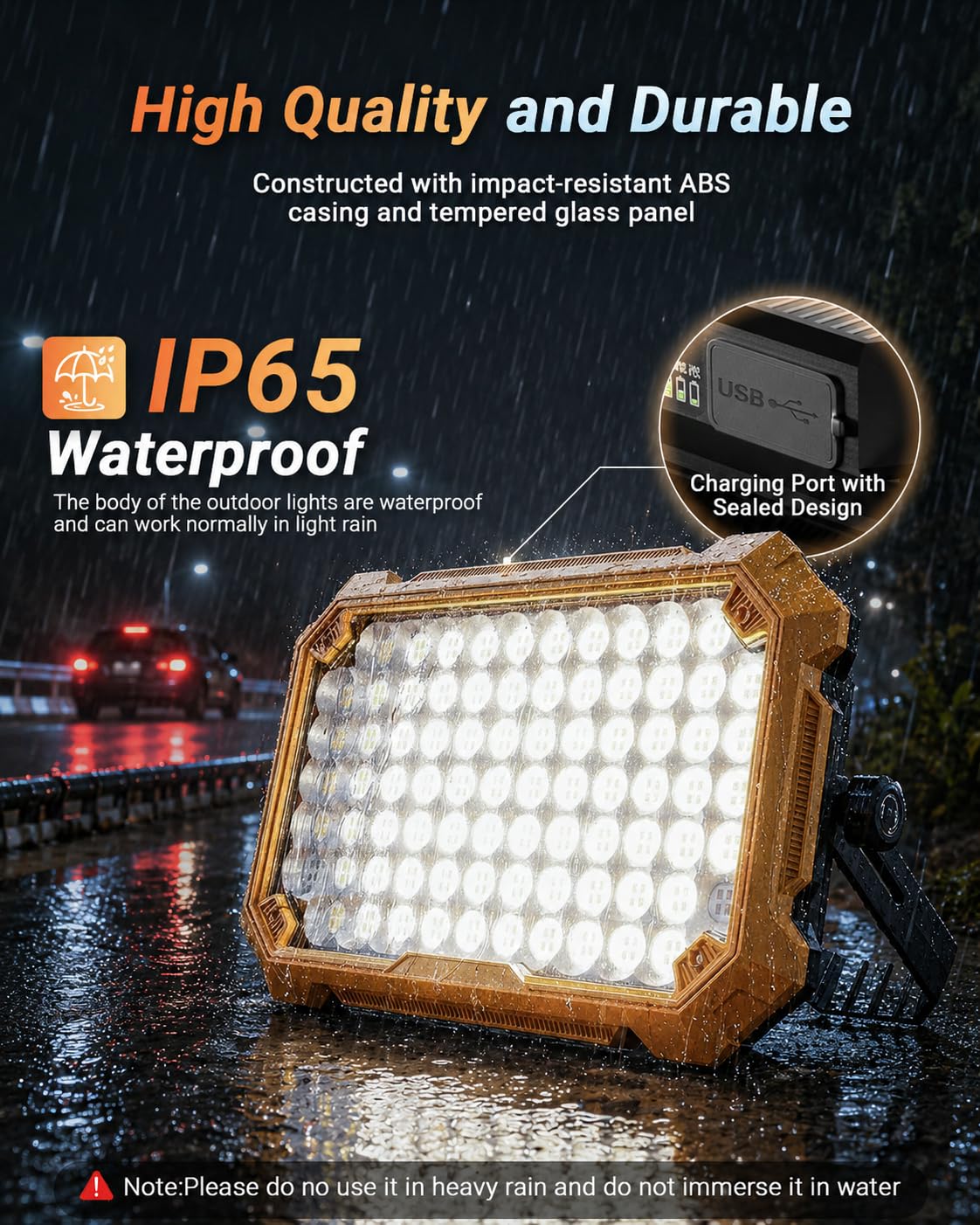 Rechargeable Magnetic LED Work Light B37652