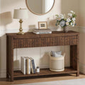 47" Fluted Console Table with Drawers R54163