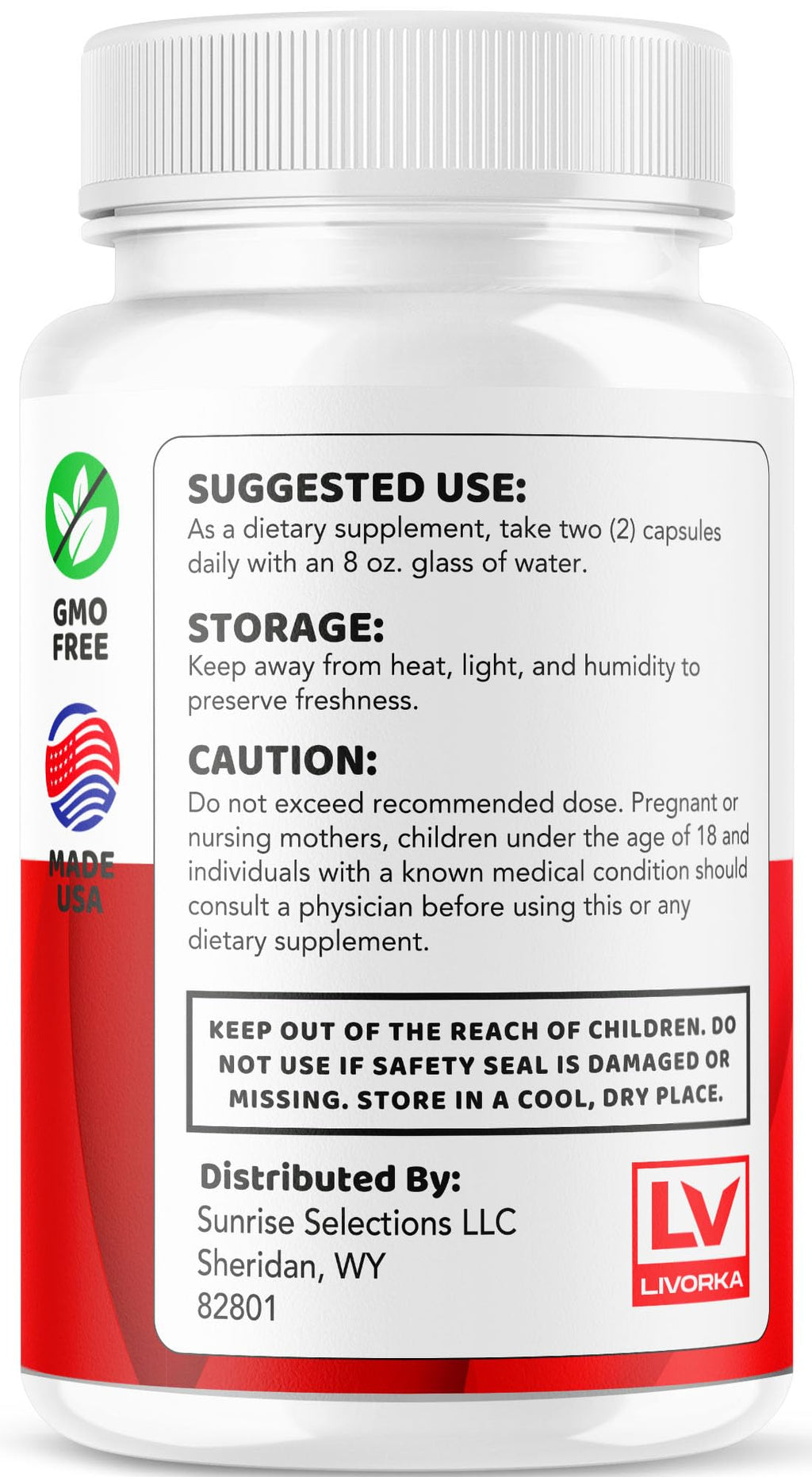 All Natural Formula Capsules, 60 Capsules for 1 Month Y830609