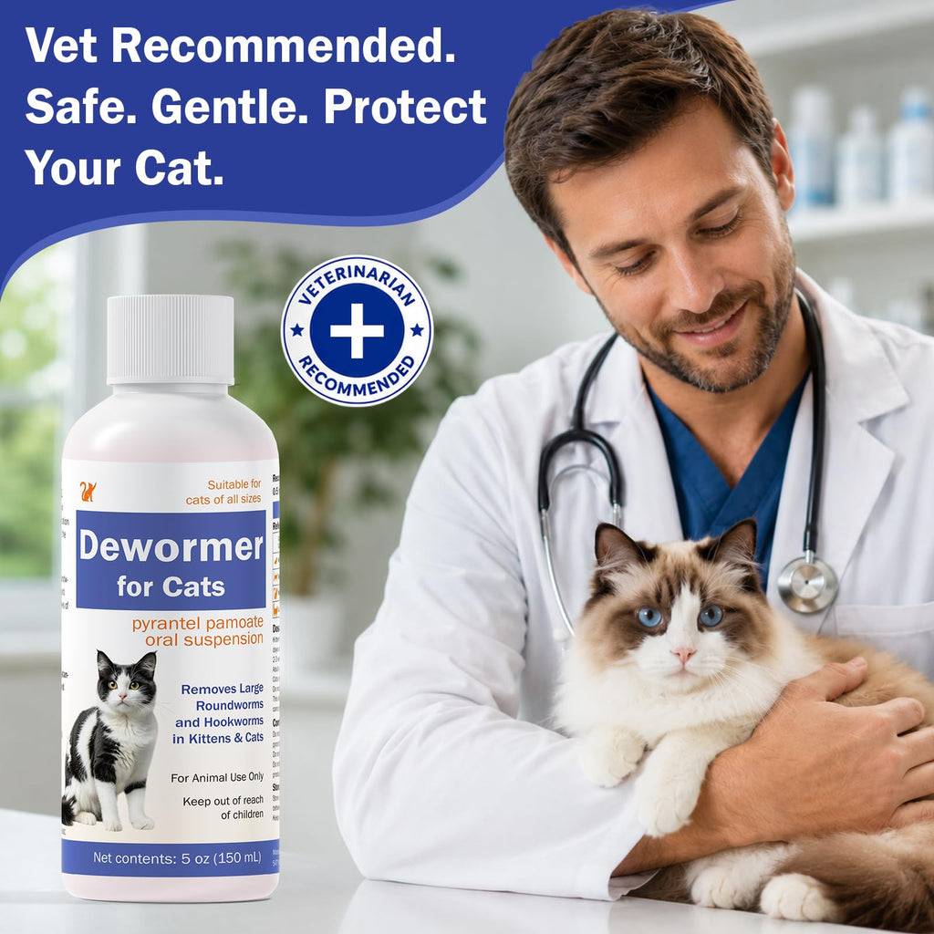Pyrantel Pamoate Oral Dewormer for Cats & Kittens V949409