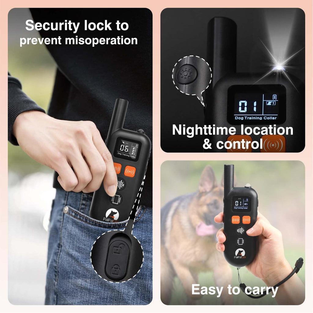 Vibrating Dog Training Collar with Remote O770482