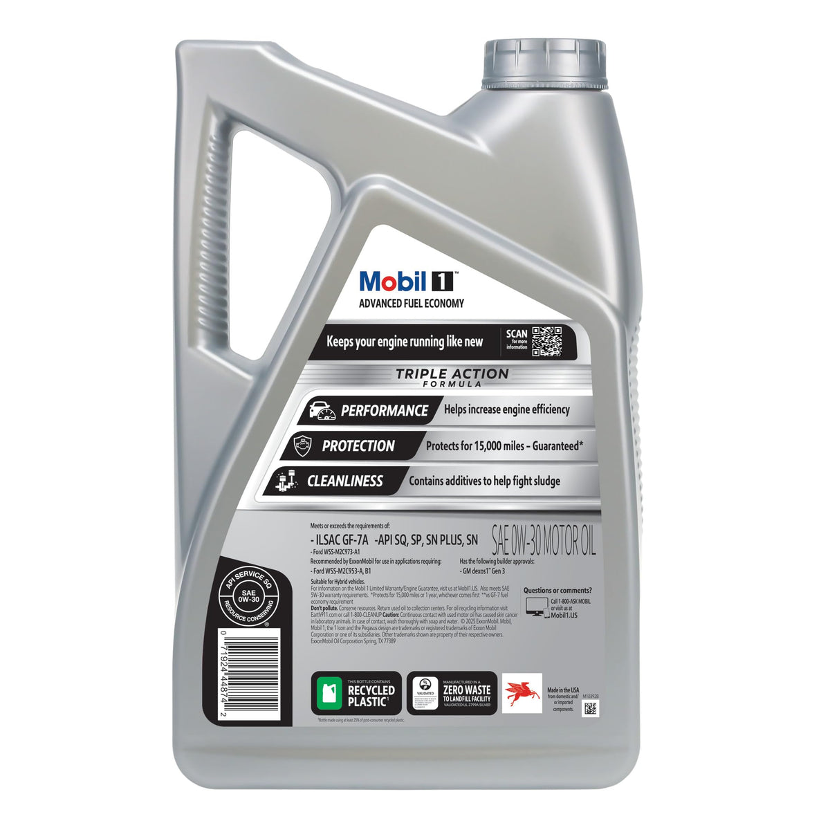 0W-30 Full Synthetic Motor Oil 5 Quart K265