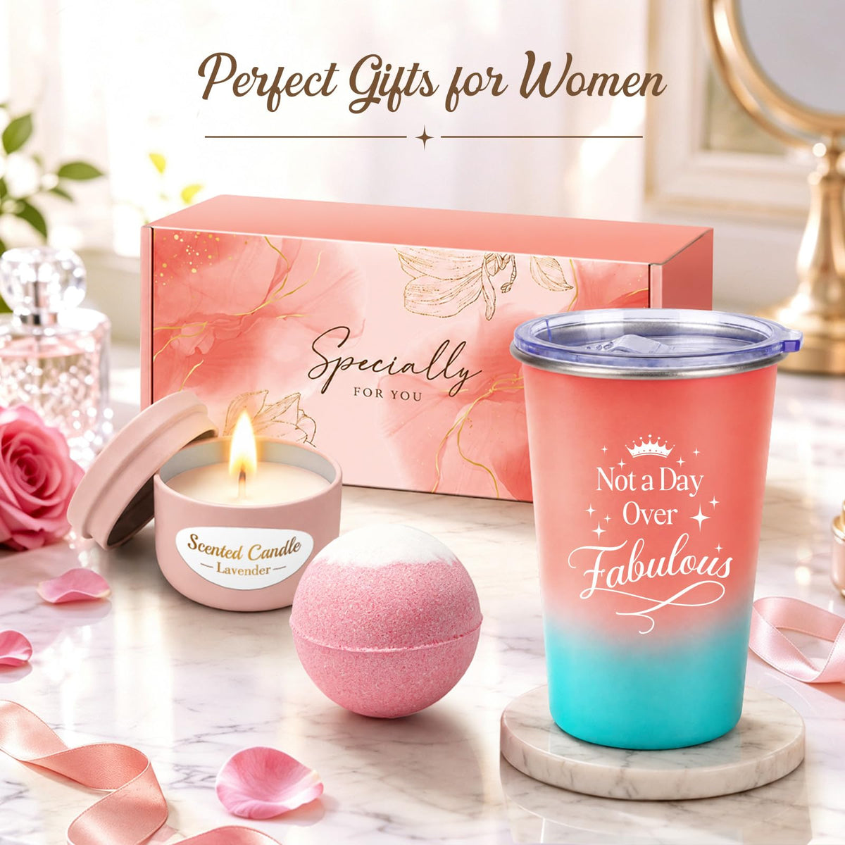 Pink Spa Gift Basket Set Q8987