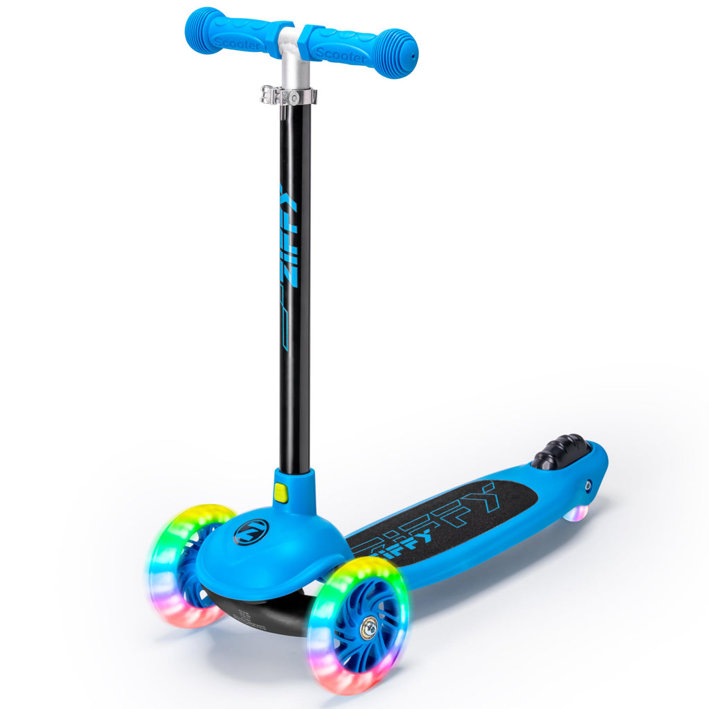 Multicolor 3 Wheel Scooter with LED Light-Up Wheels T48561