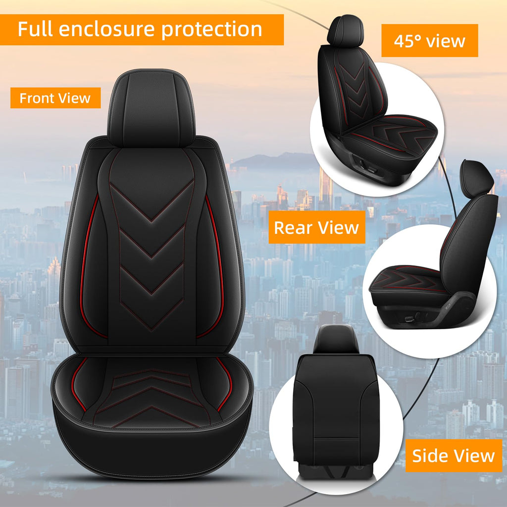 Waterproof Leather Full Set Car Seat Covers U863115