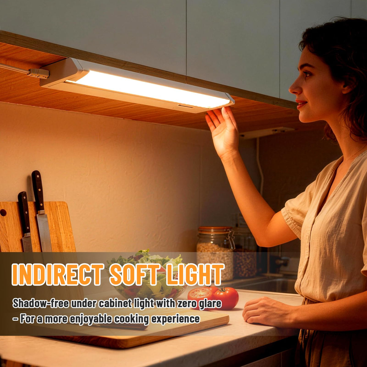 24" 4Pack Swivel Under Cabinet Lighting N80143