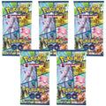 Pokemon TCG 5 Booster Packs English Trading Card Game K622