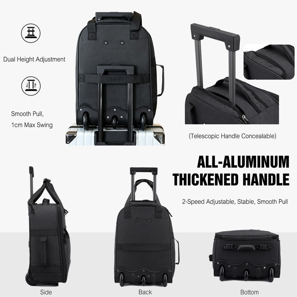 Rolling Laptop Backpack with Wheels 15.6 Inch A214100