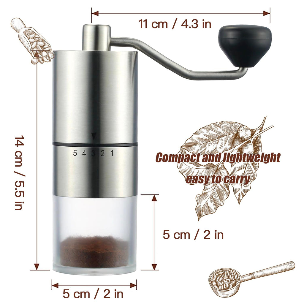 Manual Coffee Grinder with Ceramic Conical Burr M90429