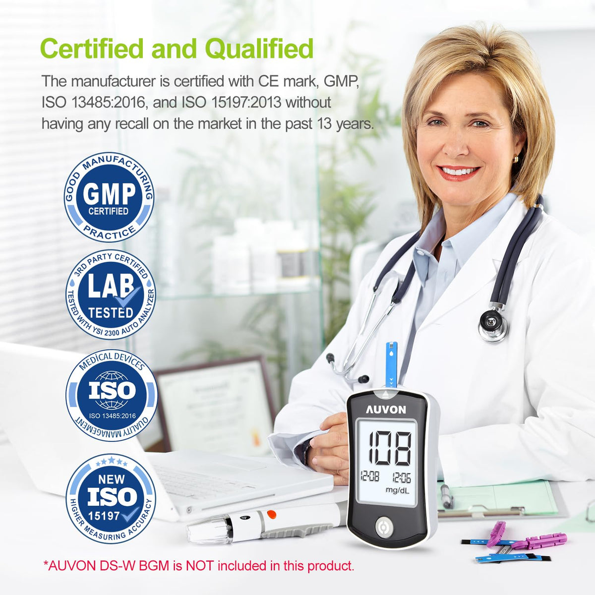 Blood Glucose Test Strips 100 Count V917