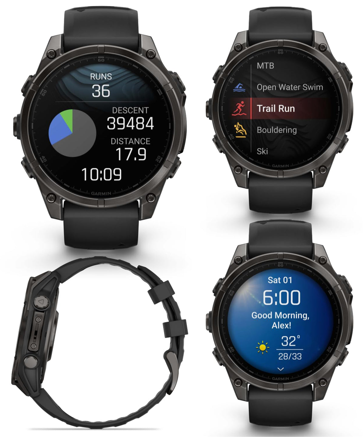 47 mm AMOLED Sapphire Multisport GPS Smartwatch L526715