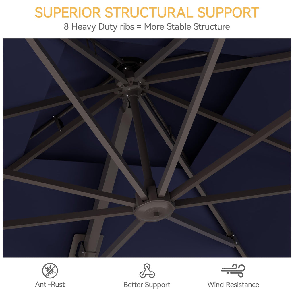 Cantilever Patio Umbrella with Base Q219067