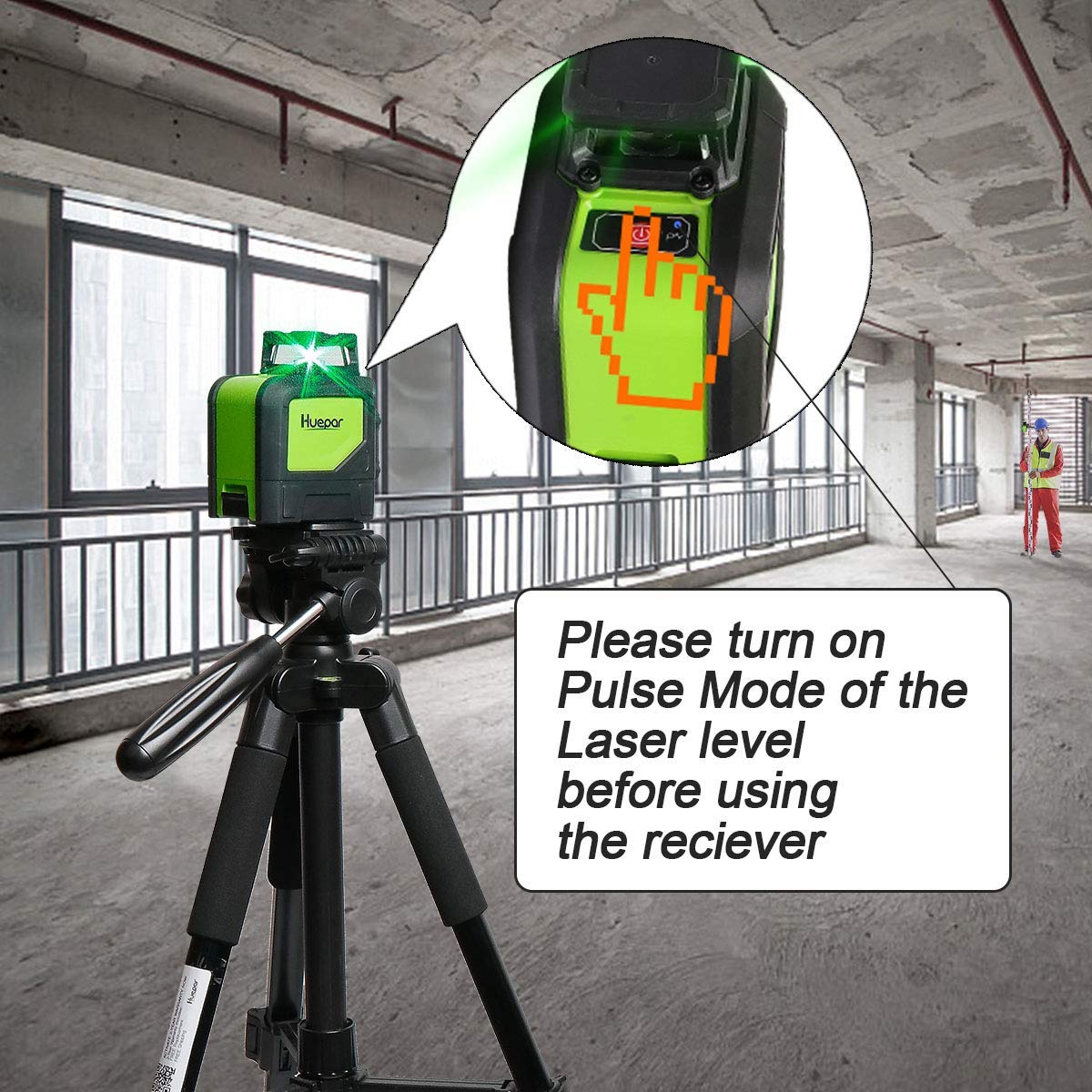 Laser Detector Green Red Beams 200Ft S6878