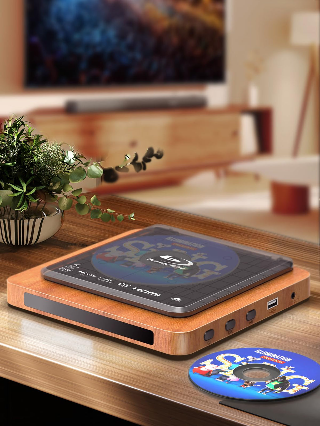 Blu-ray Player with HDMI/AV Cables & Remote M595
