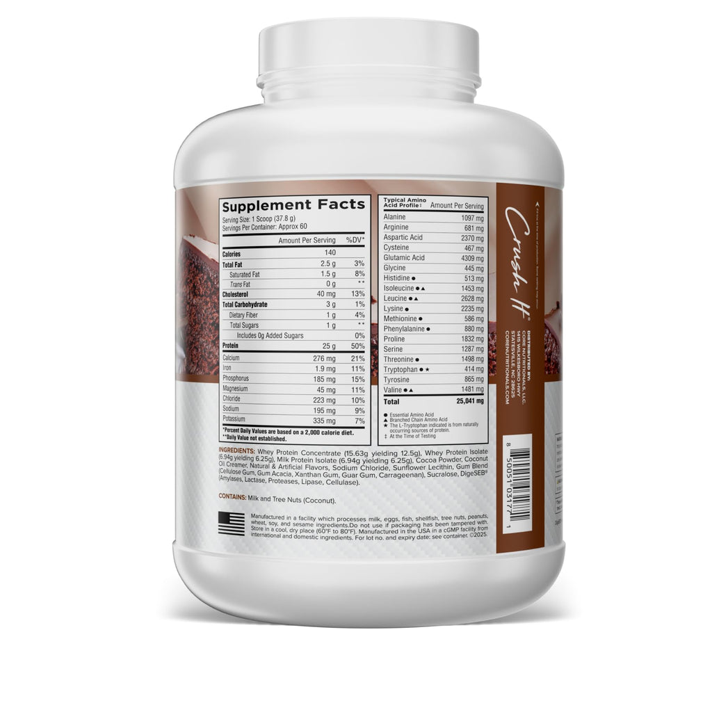 Whey Protein Blend with MCTs & Digestive Enzymes 60 Servings N903