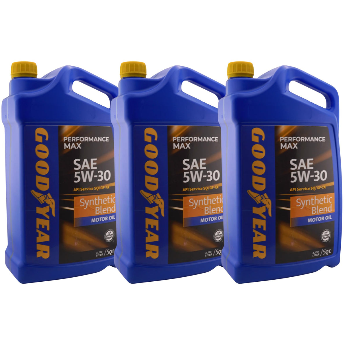 Synthetic Blend Motor Oil SAE 5W-30 5 Quart Case of 3 G9552