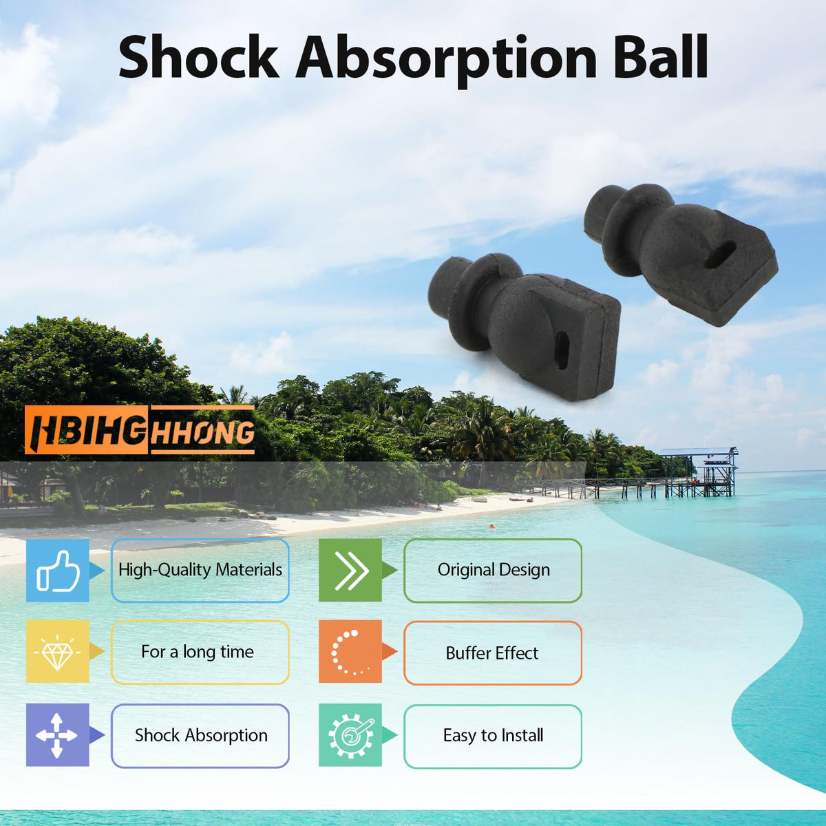 4Pcs Gimbal Shock Absorption Rubber Damper Mounts with Repair Tools C887