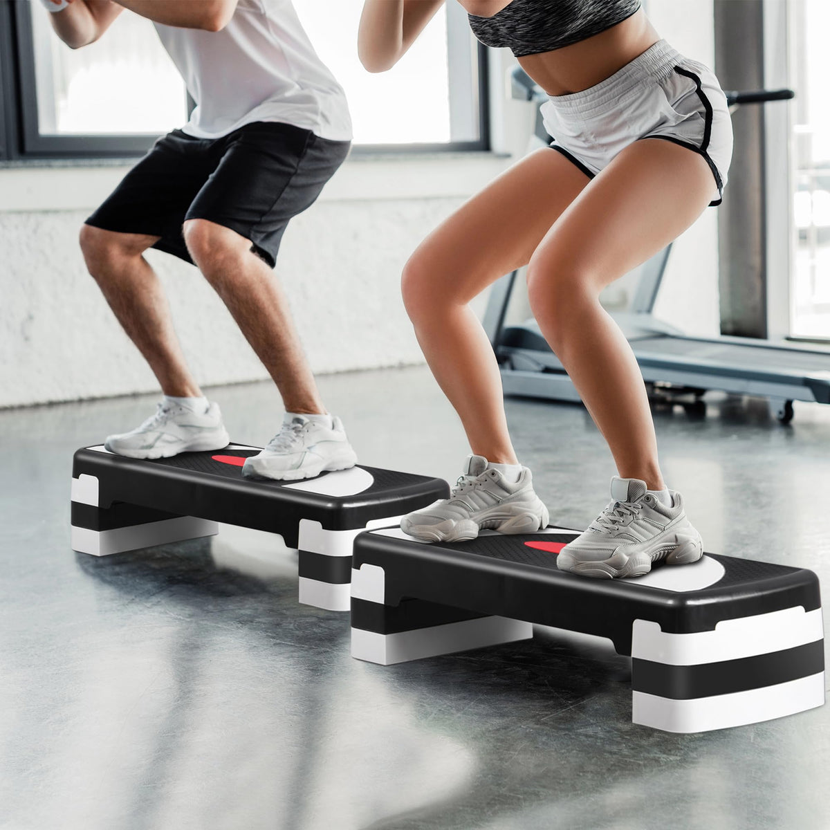 30'' Adjustable Non-Slip Aerobics Stepper Y556656