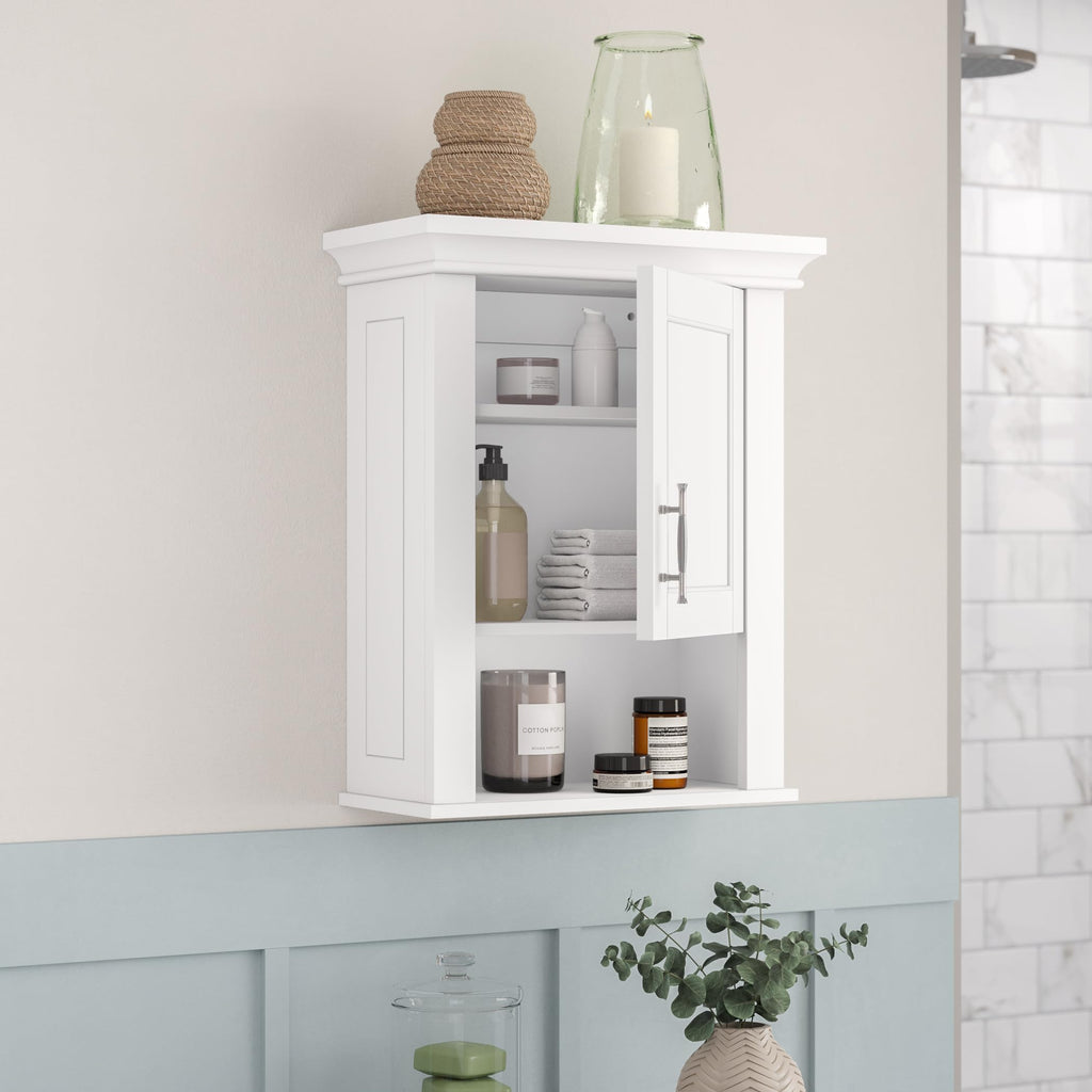 White Wall Mount Medicine Cabinet C65818