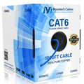 Cat6 Plenum 1000ft Pure Copper Ethernet Cable Blue E1443