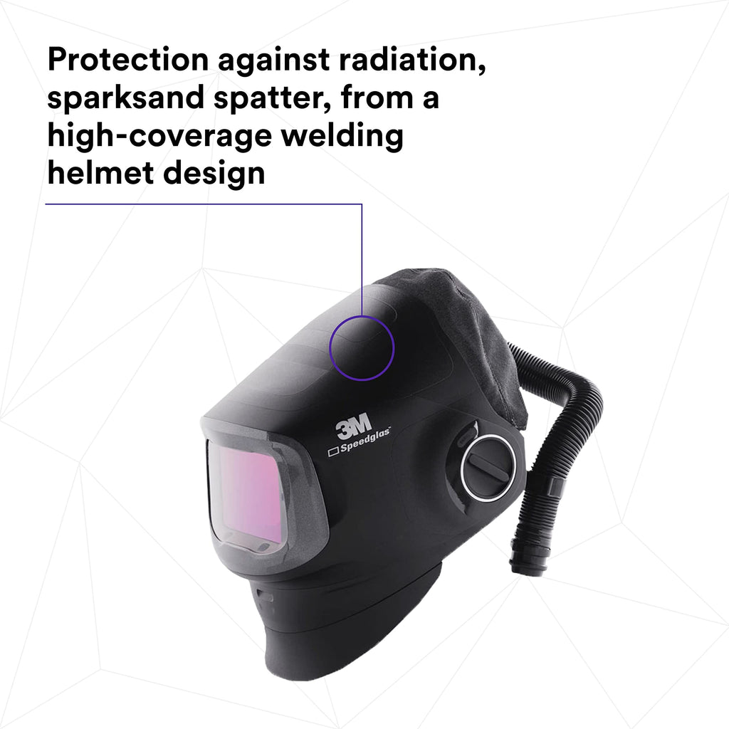 Heavy-Duty Welding Helmet with PAPR Assembly U656