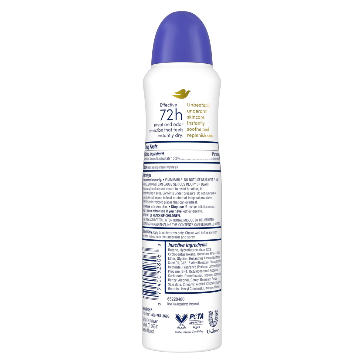 Antiperspirant Deodorant Spray 3.8 oz Z613138
