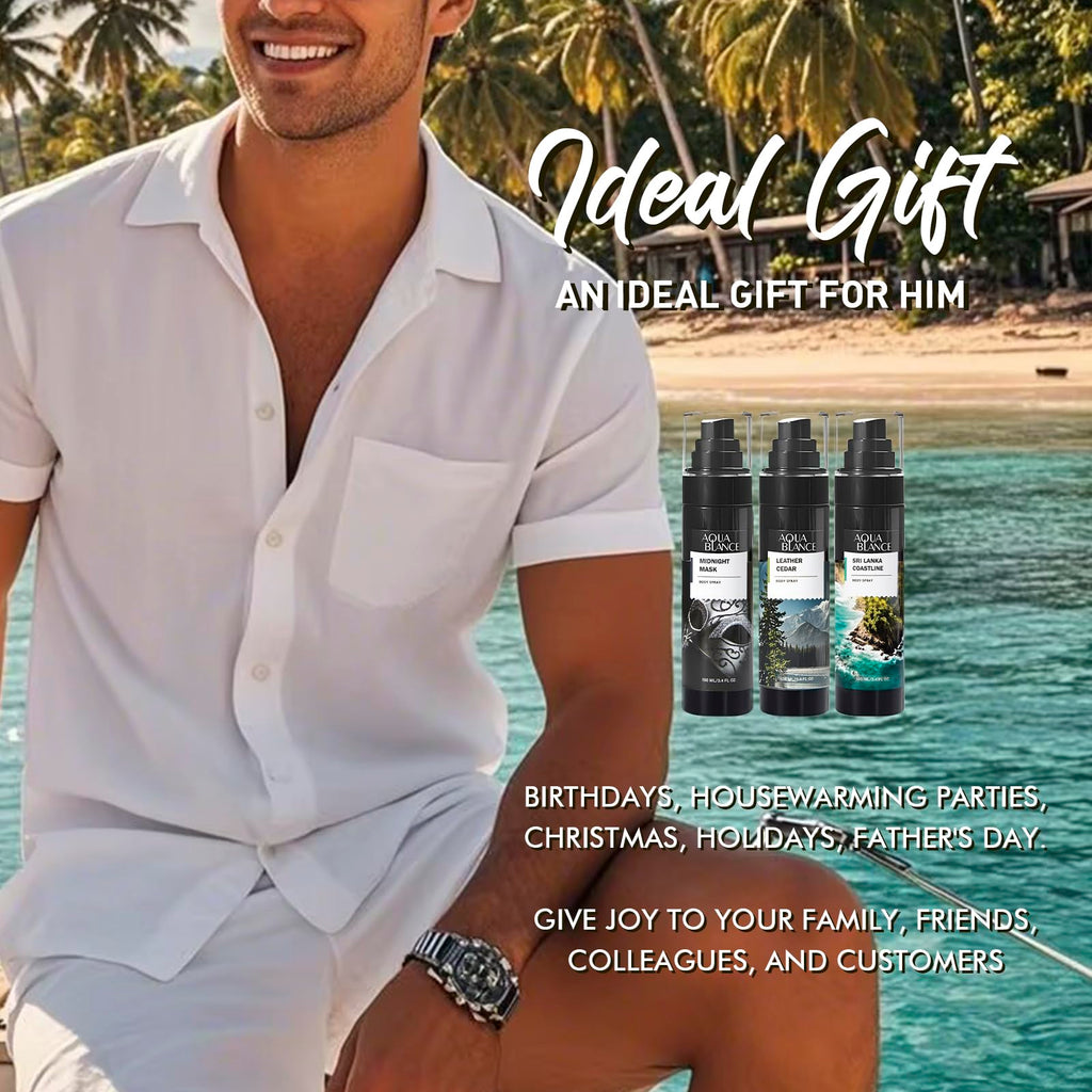 Body Spray for Men 3.4 Fl Oz 3-Pack L389