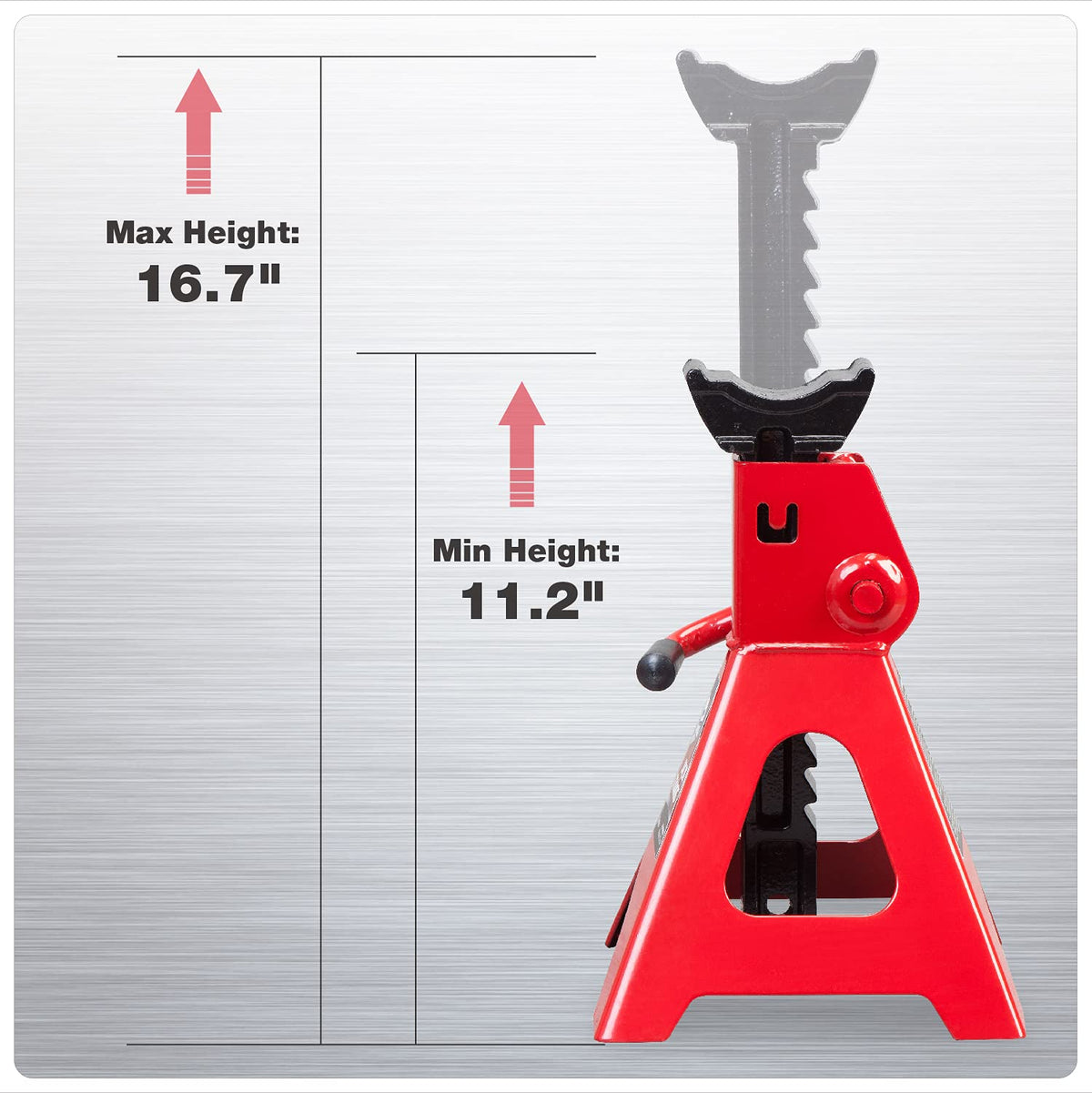 3 Ton Low Profile Aluminum and Steel Car Jack with Jack Stand D327935