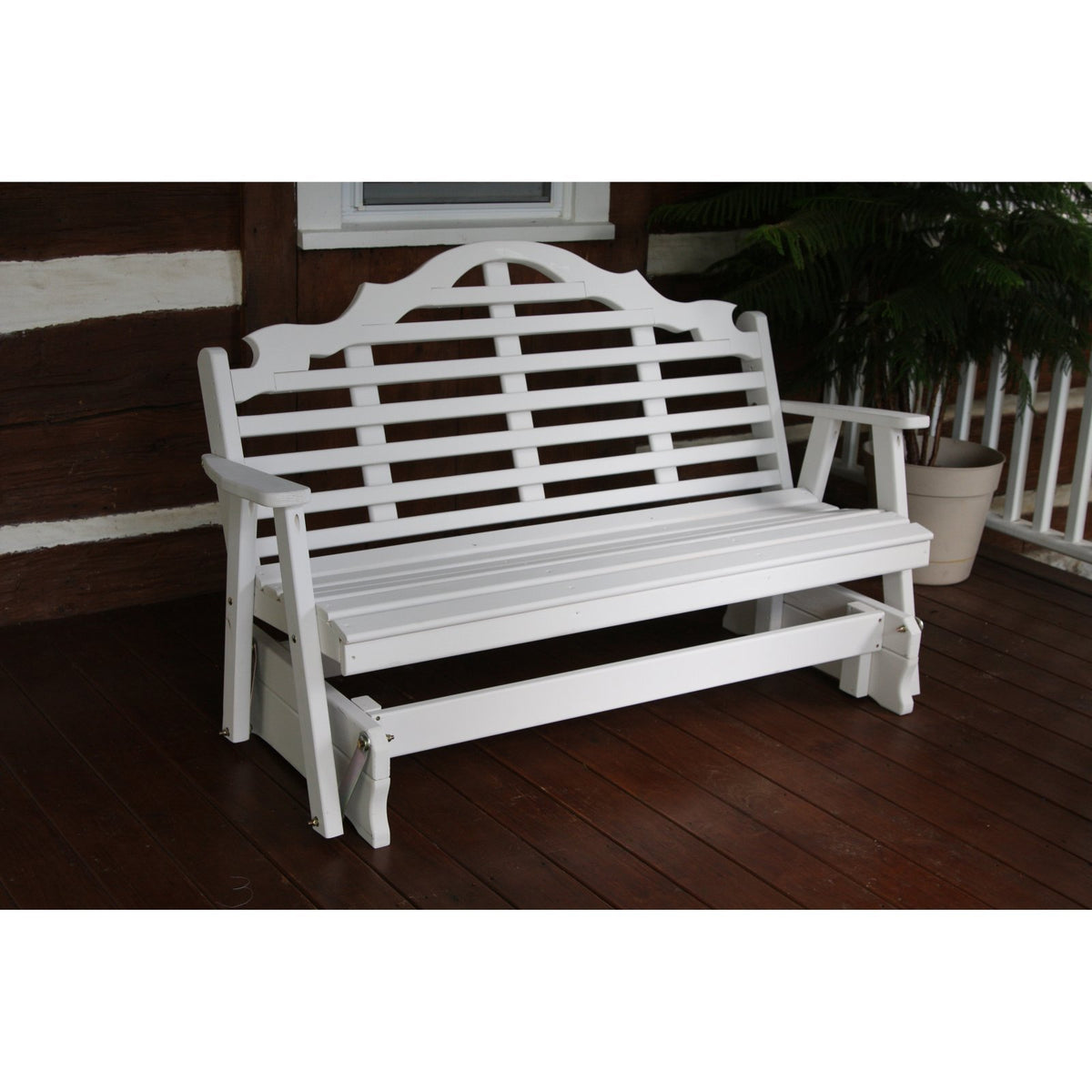 Yellow Pine Glider Bench P89075