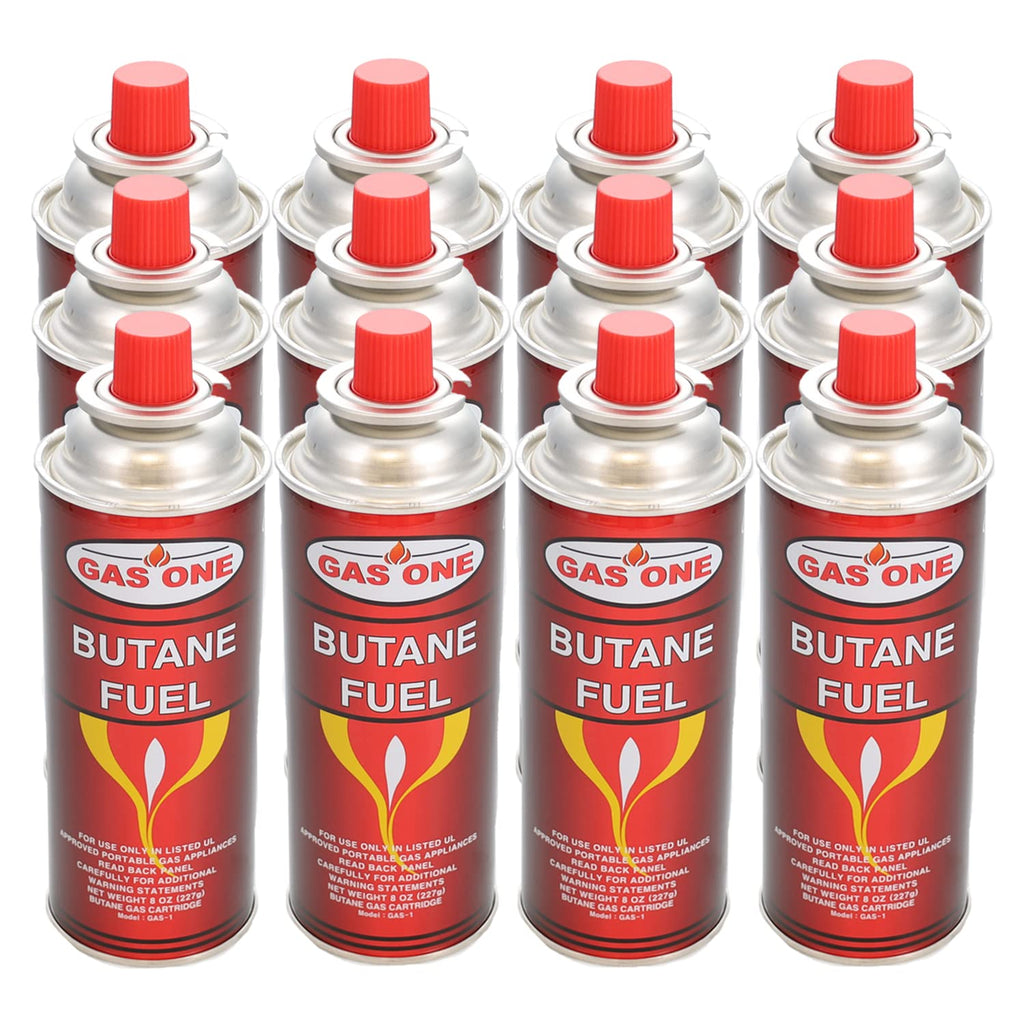 12 Pack 8oz Camping Fuel Canisters Z2994