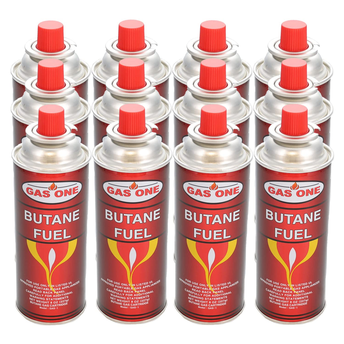 12 Pack 8oz Camping Fuel Canisters Z2994