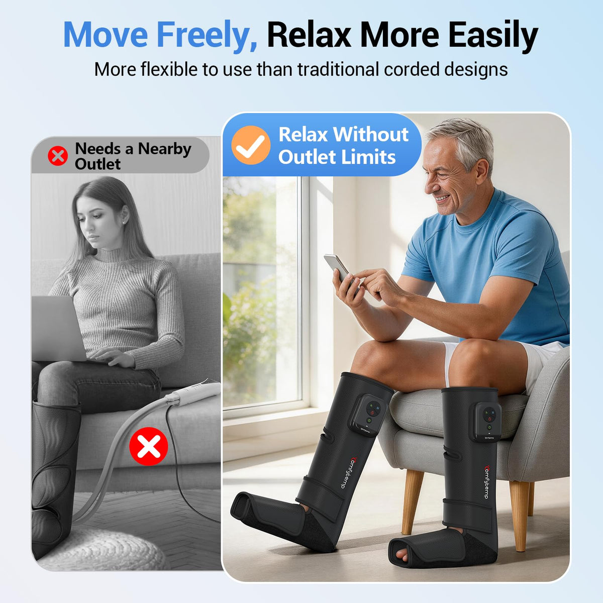 Air Compression Leg Massager K33897