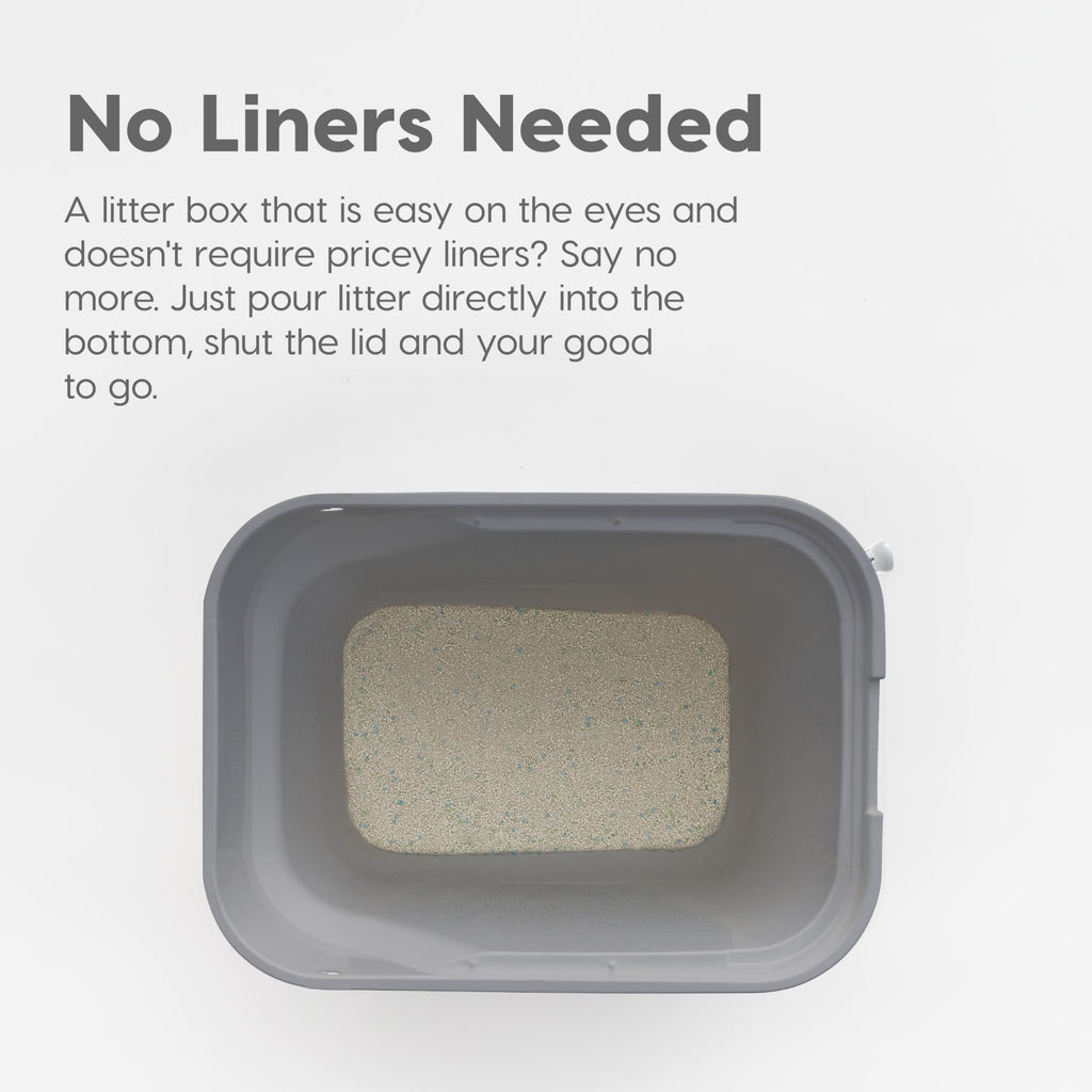 Large Top Entry Hooded Cat Litter Box L1751