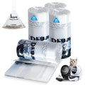 Litter Box Liners 100 Count Leak-Proof Drawstring Z72717