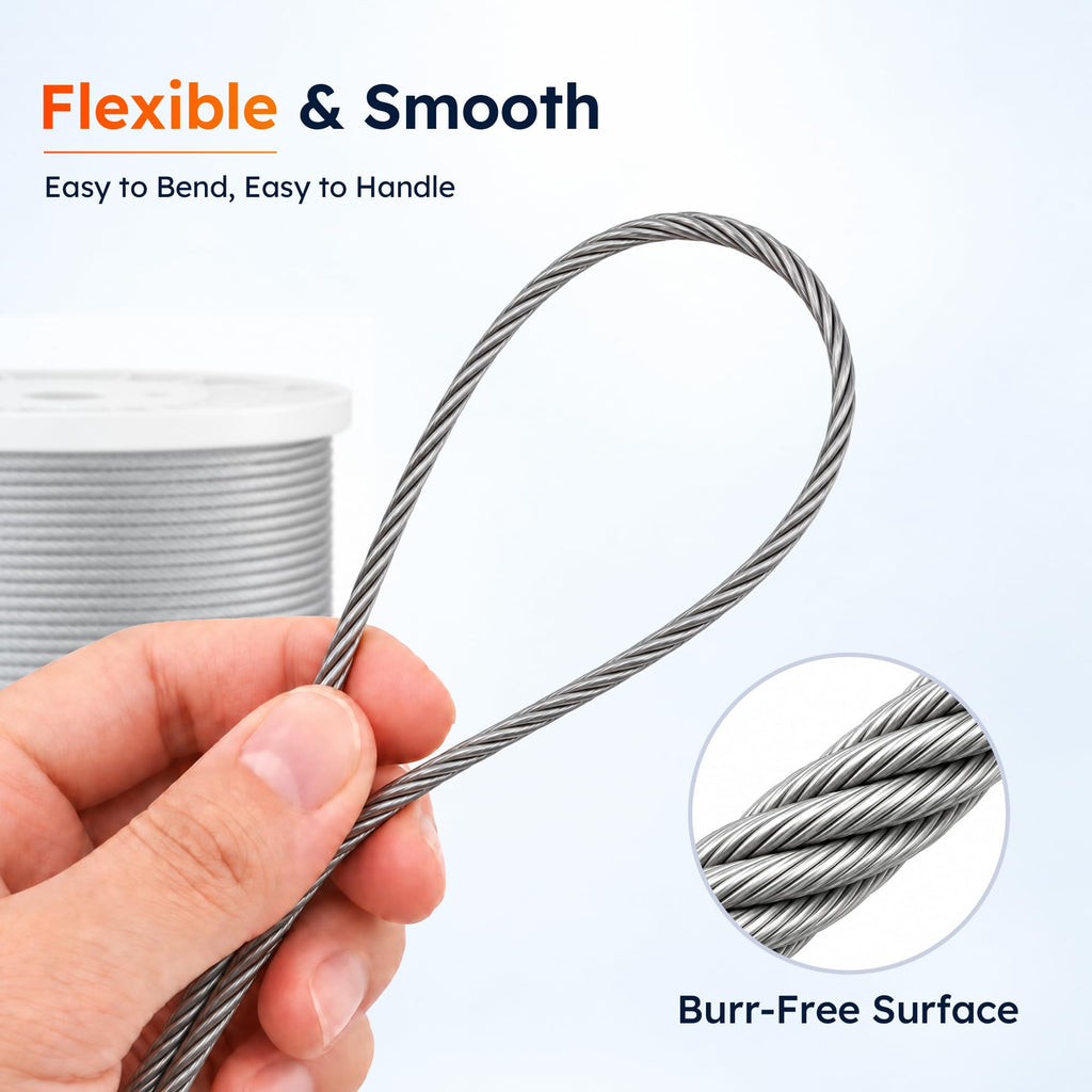 1/8" T316 Stainless Steel Cable F29491