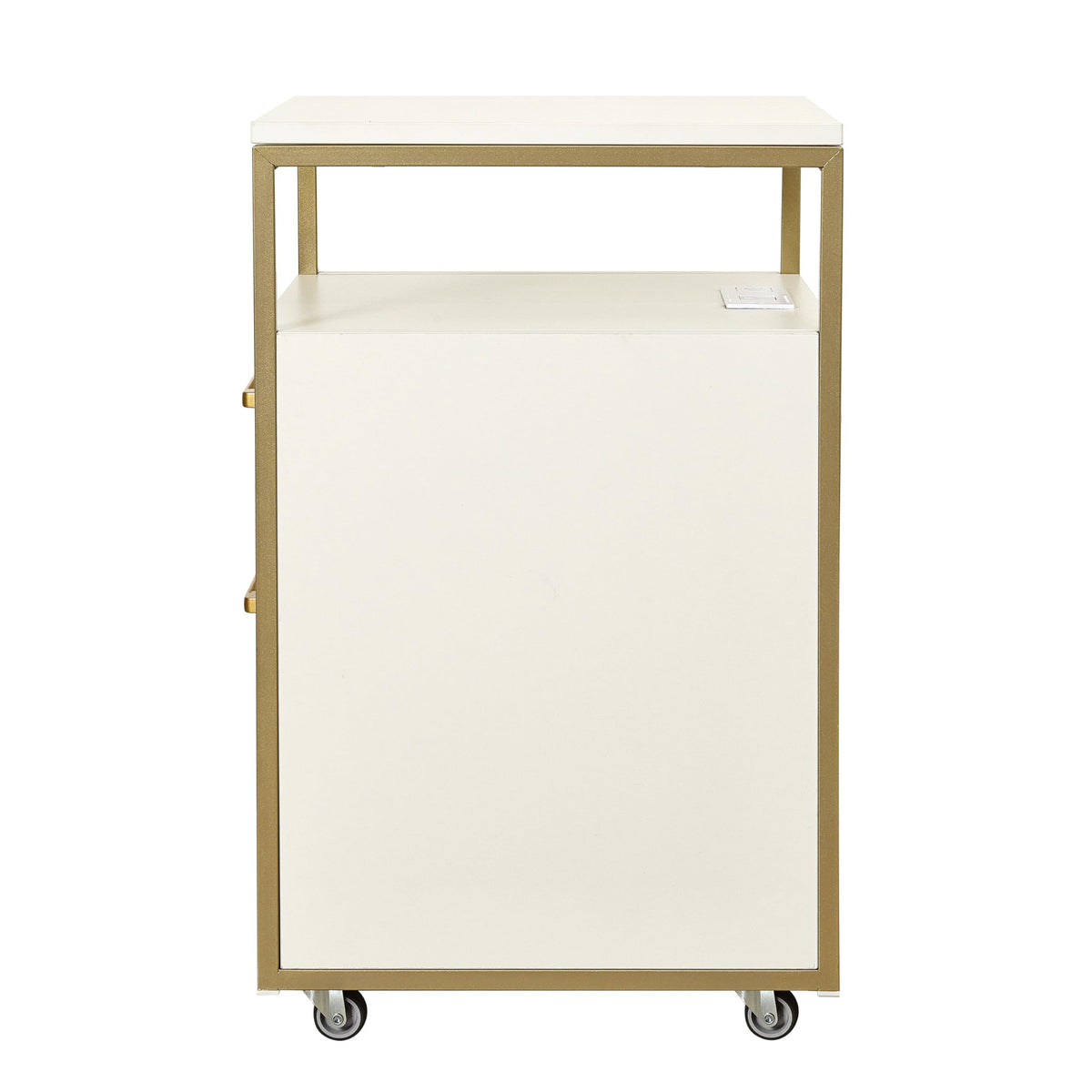 2 Drawer Rolling File Cabinet with Lock Q6371