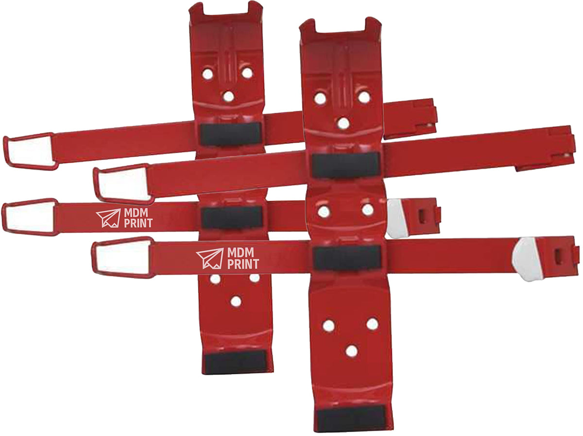 Fire Extinguisher Bracket, 3 in, 2.5 lb, Red H130034