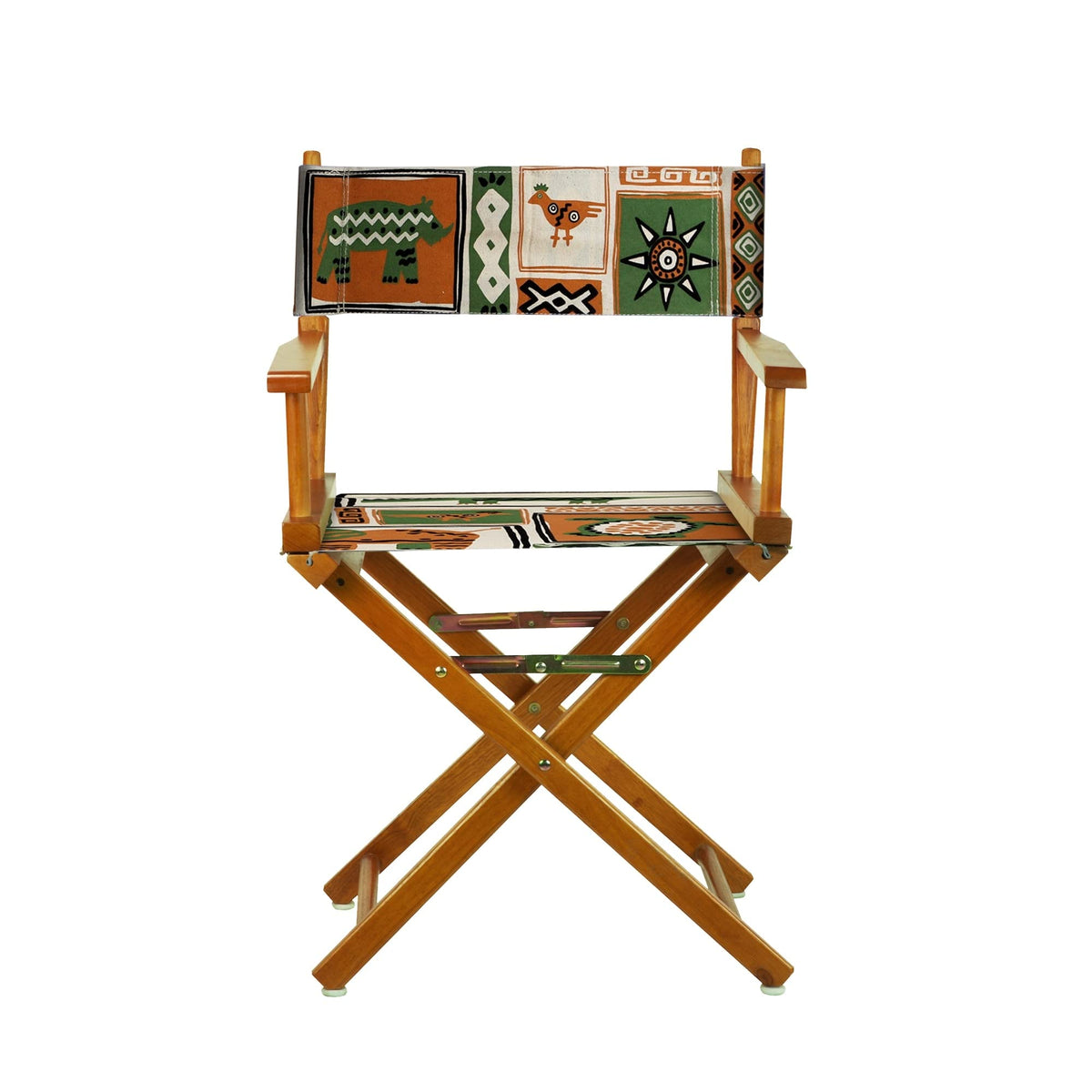 Director's Chair Honey Oak Cotton Wood Finish K5953
