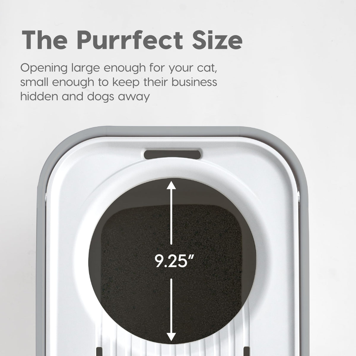 Large Top Entry Hooded Cat Litter Box L1751
