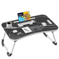 Folding Wood Lap Desk with Cup Holder P531010