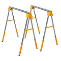 Adjustable Folding Steel Sawhorse 2-Pack 1000 lbs Capacity C511474