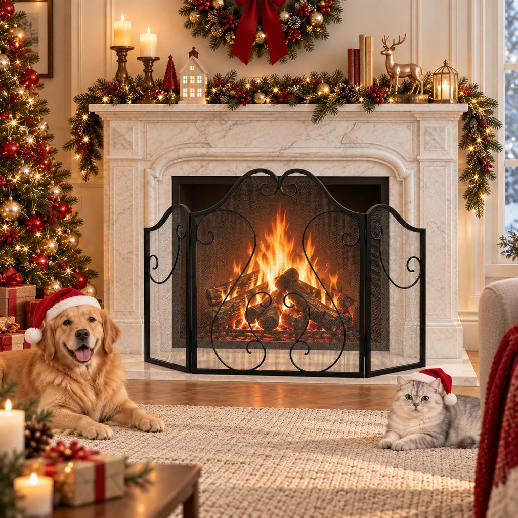 Foldable Fireplace Screen R29570
