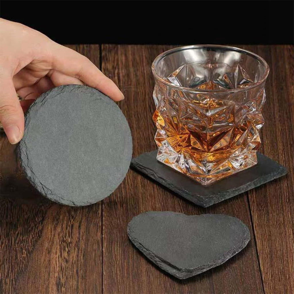 12pcs Natural Stone Square Coasters Set W792