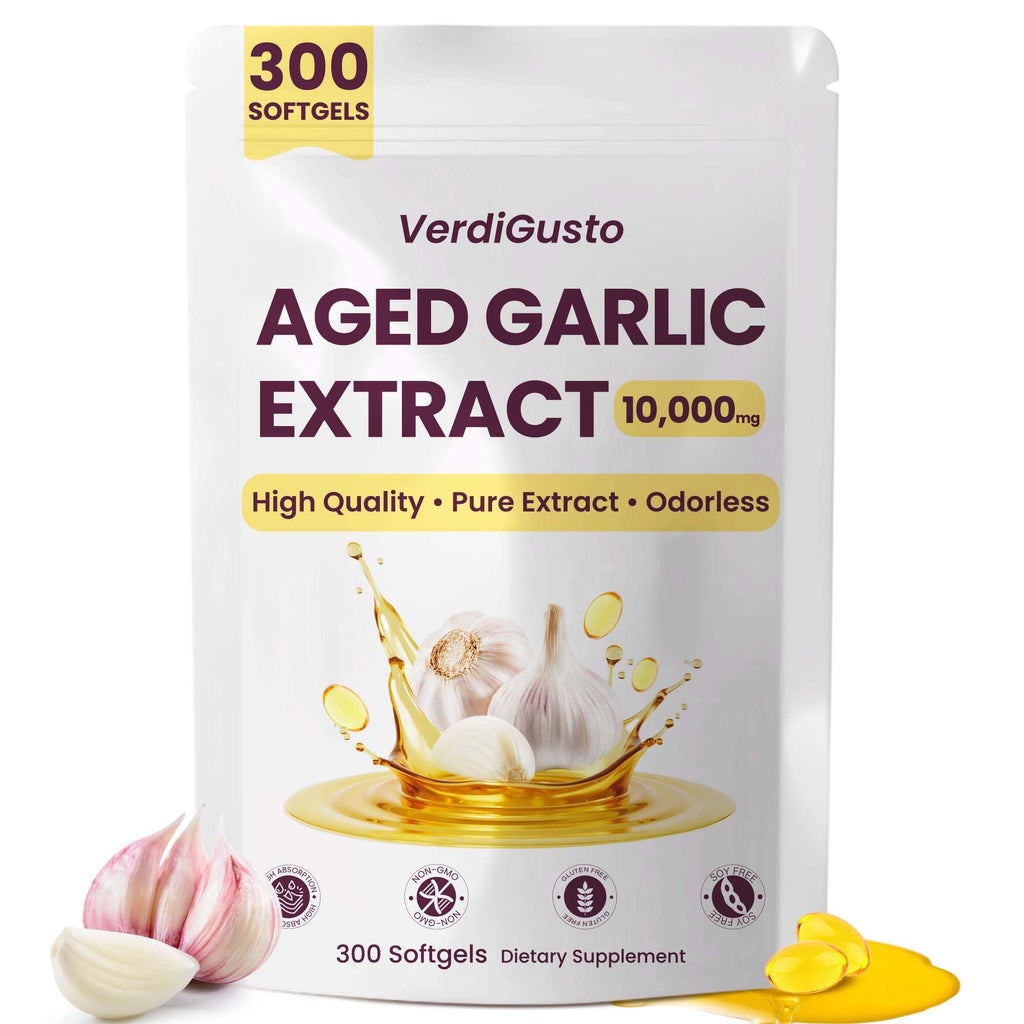 Aged Garlic Extract Softgels 10000mg 300 Count D889093