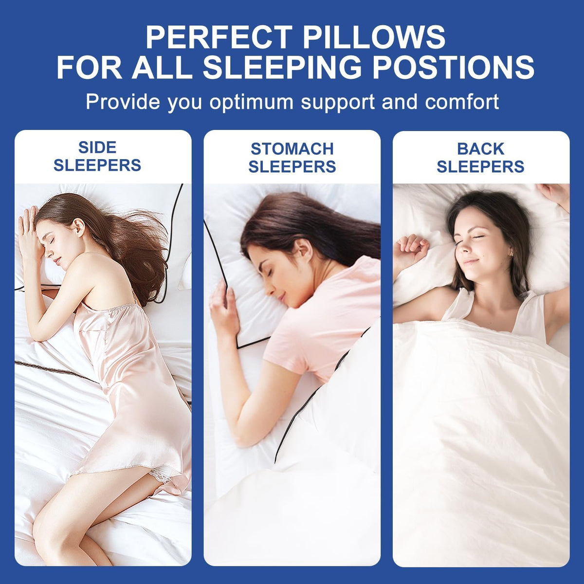 King Size Set of 2 Bed Pillows Z719