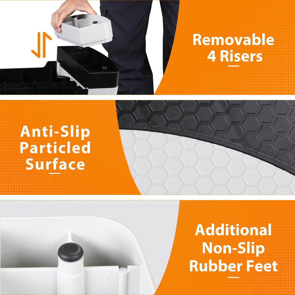 30'' Adjustable Non-Slip Aerobics Stepper Y556656