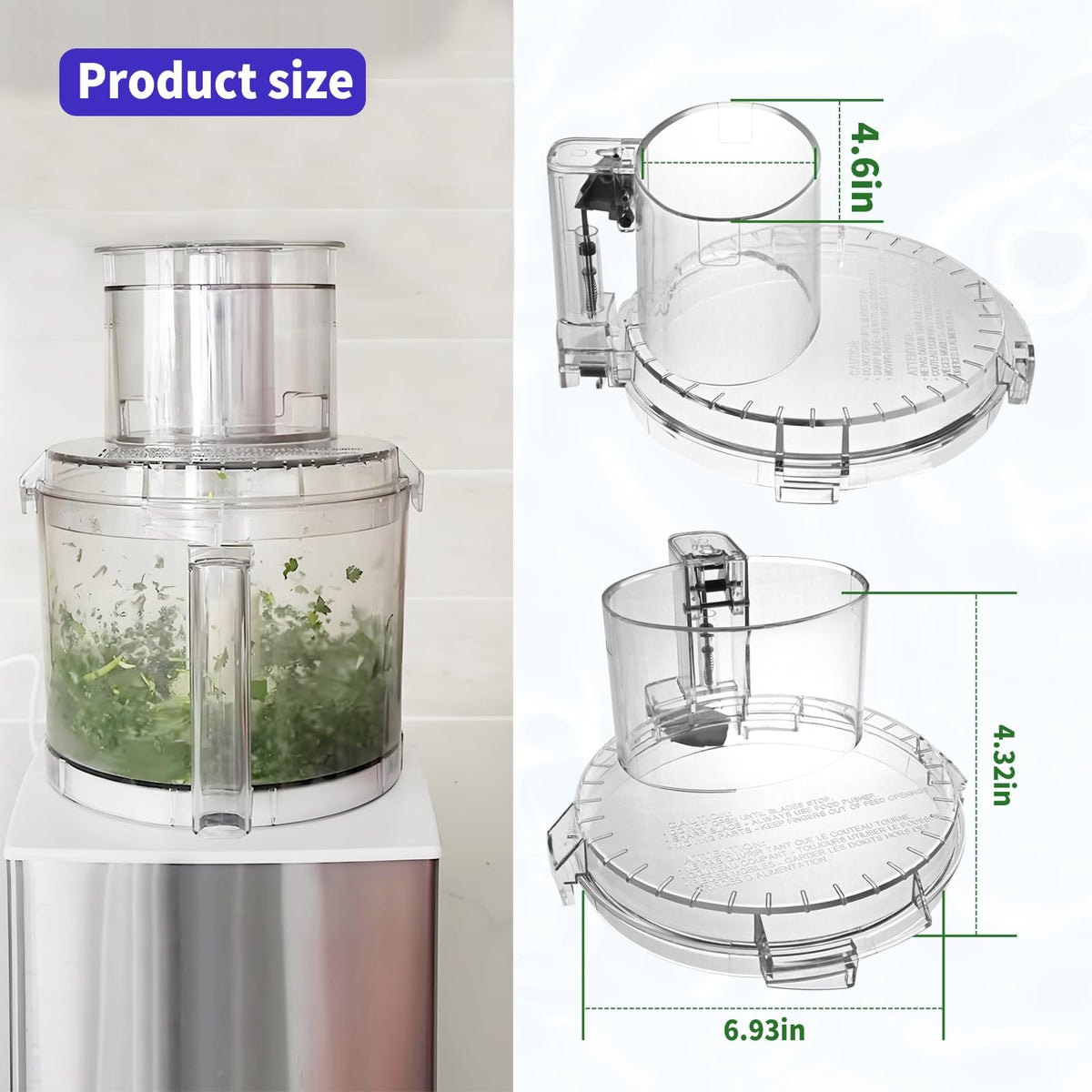 Food Processor Work Bowl Lid O856094