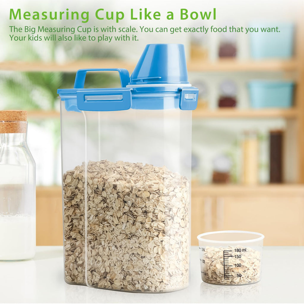 Airtight Rice Storage Container with Measuring Cup K487473