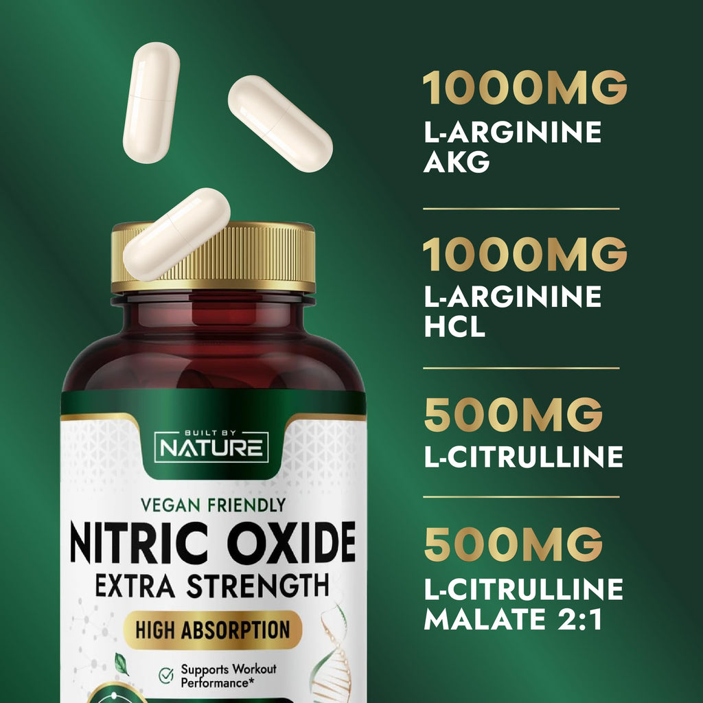 240 Capsules Nitric Oxide Supplement E205942