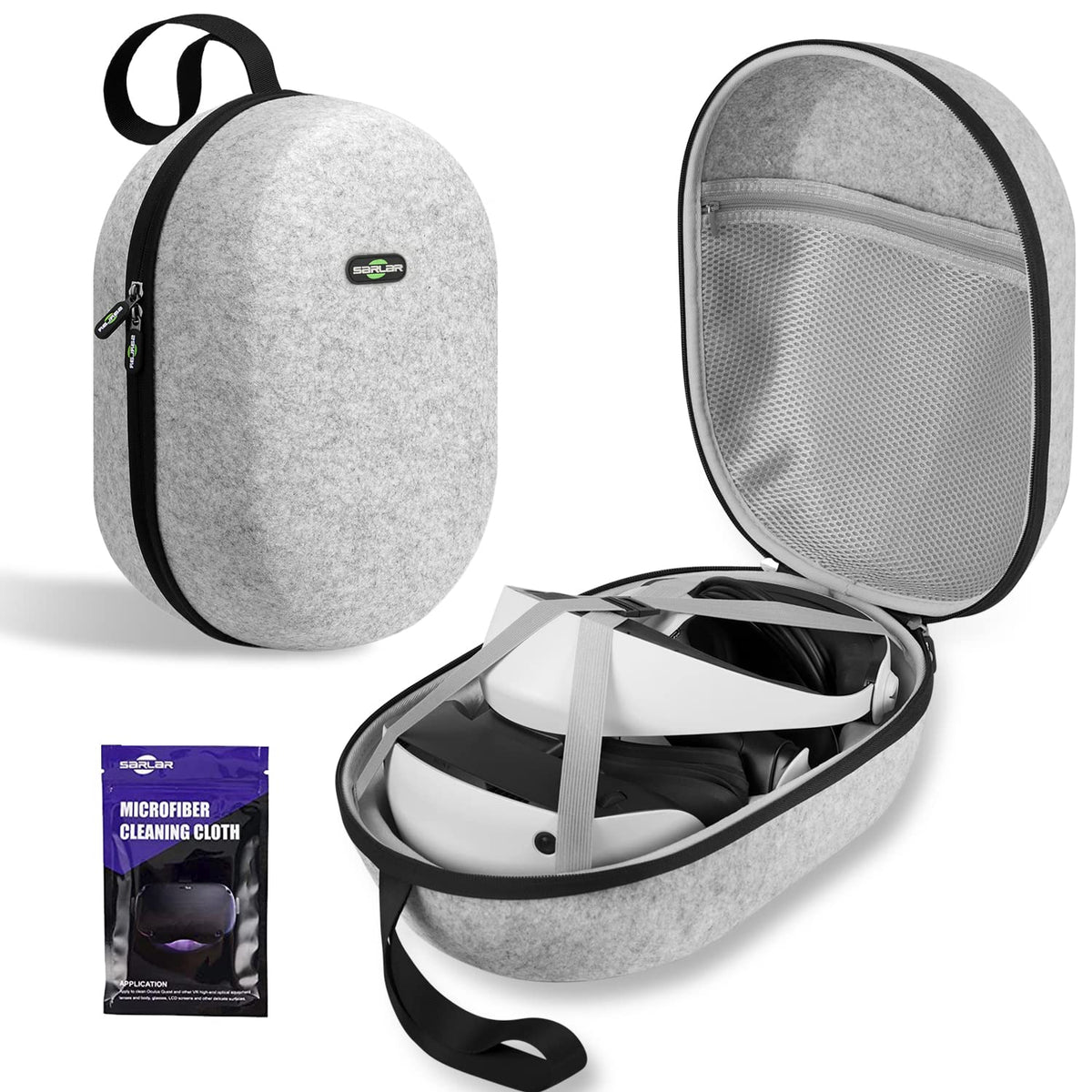 Hard Carrying Case for Gaming Headset and Touch Controllers V3109